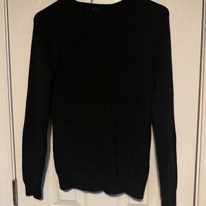 Lululemon Athletica Black Crew Neck Sweater
